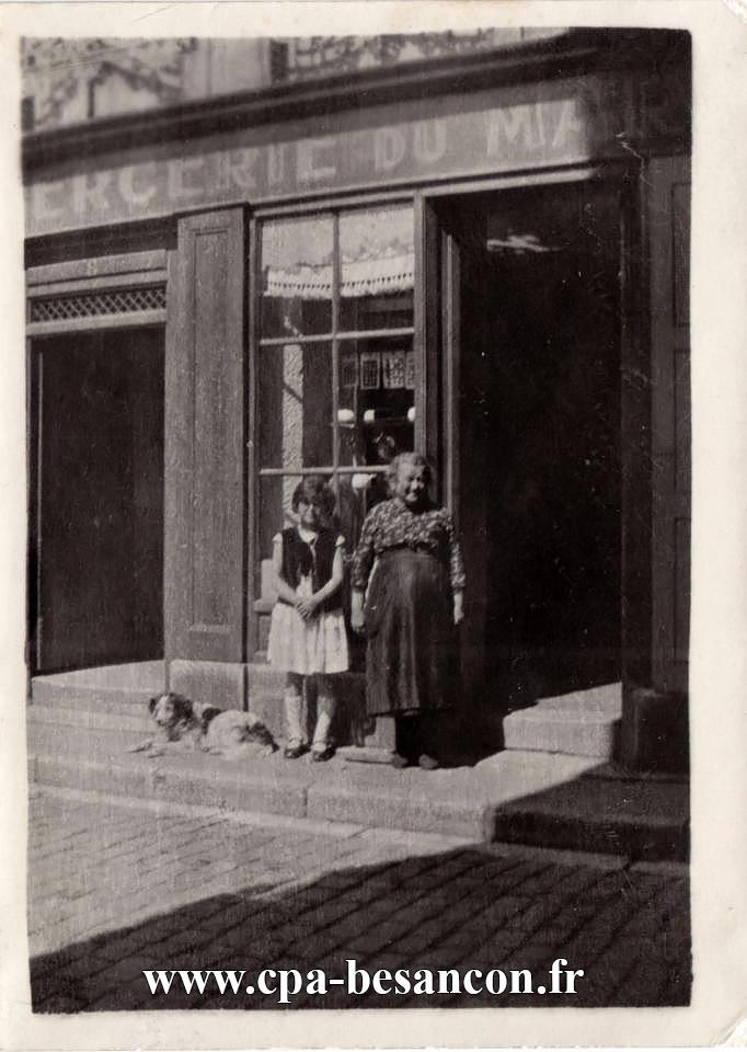 Mercerie du Marché - BESANÇON 8 rue Jean Petit, le 28 mai 1934.